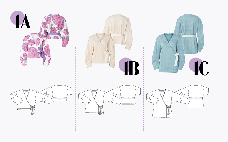 Cardigans croisés Cardigans croisés
