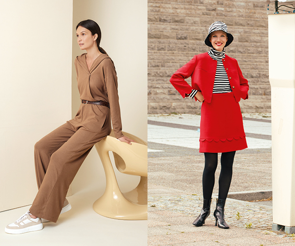 A Jumpsuit, A Skirt, A Jacket & Trousers
