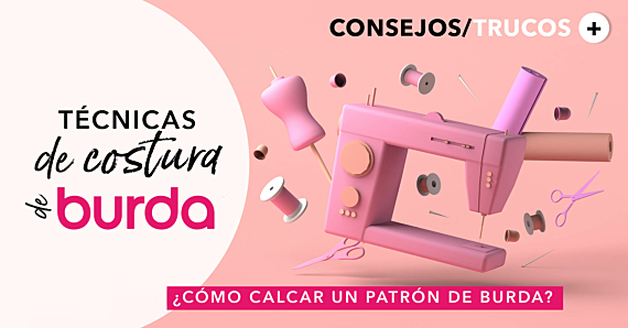 Empieza a coser con burda: cómo calcar un patrón burda — paso a paso