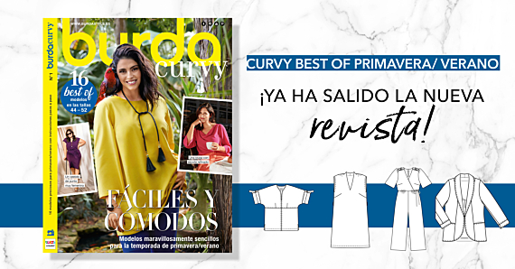 burda curvy best of primavera/verano: los días soleados se cosen con estilo
