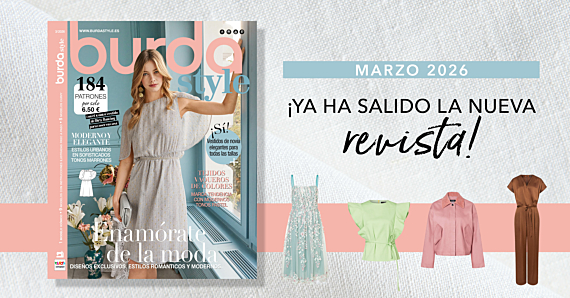 «Enamórate de la moda»: el nuevo burda style de marzo de 2026