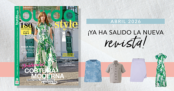 ¡Tendencia! Descubre la costura moderna en el nuevo burda style de abril de 2026