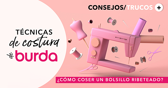 Empieza a coser con burda: ¿Cómo coser un bolsillo ribeteado?
