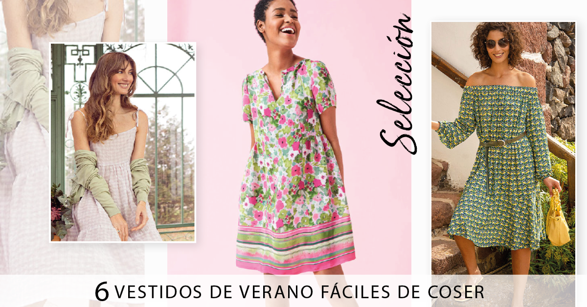 Selección - ¡Los 6 mejores patrones de vestidos de verano fáciles de coser!