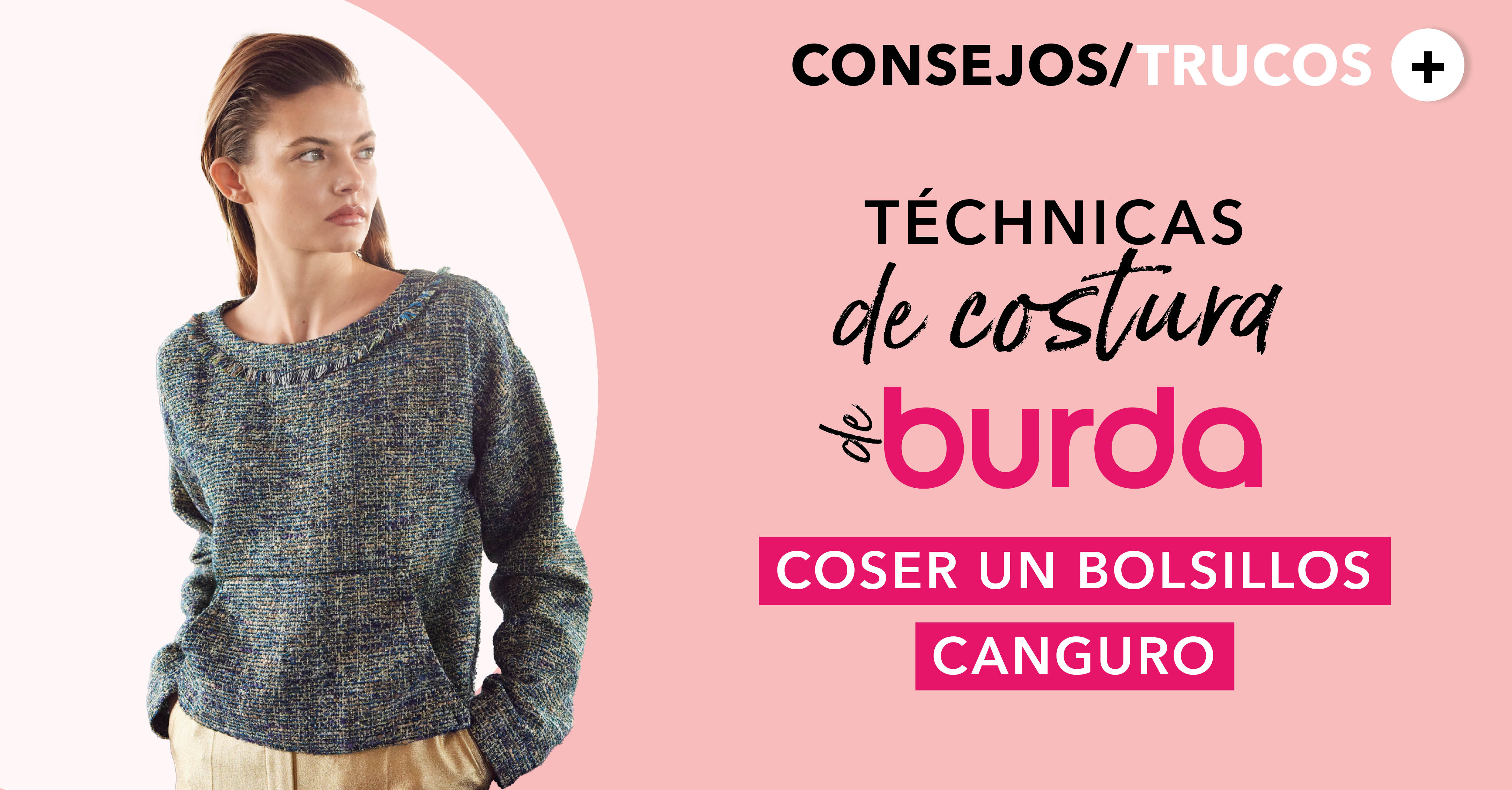 Técnicas de costura de burda: ¿cómo coser un bolsillo tipo canguro?