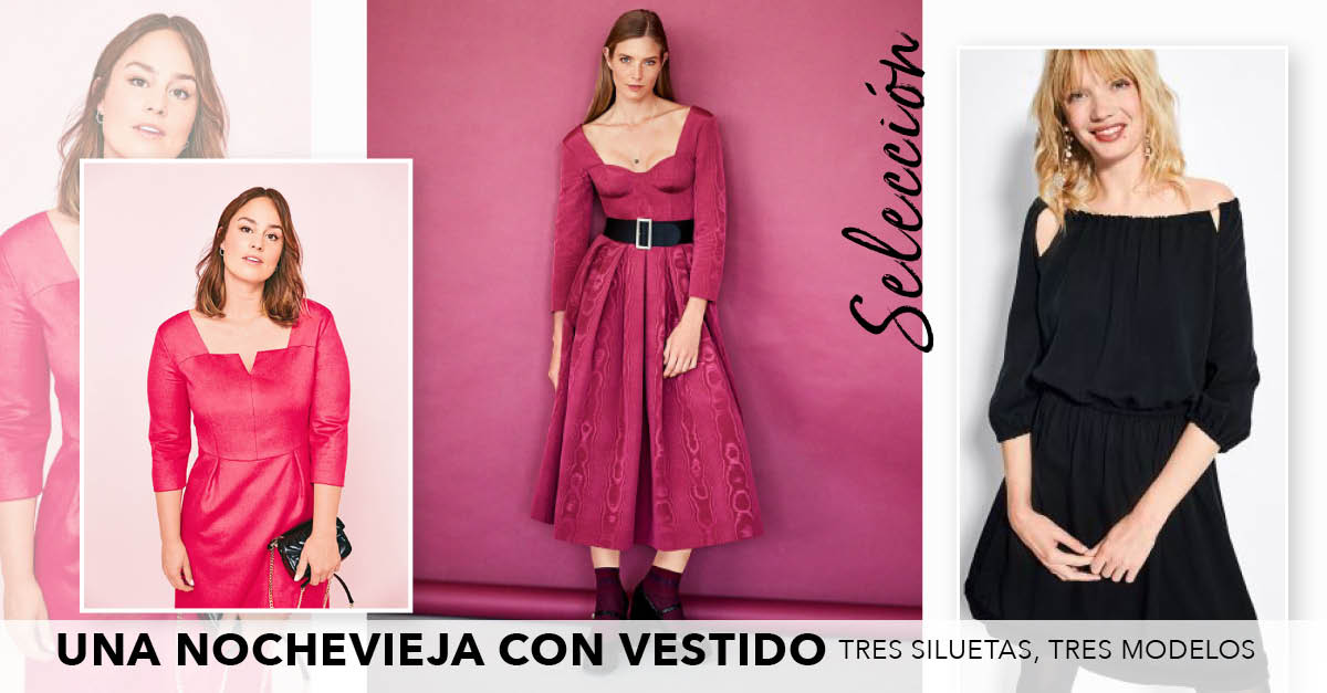 Selección - La Nochevieja con vestido: tres siluetas, tres modelos