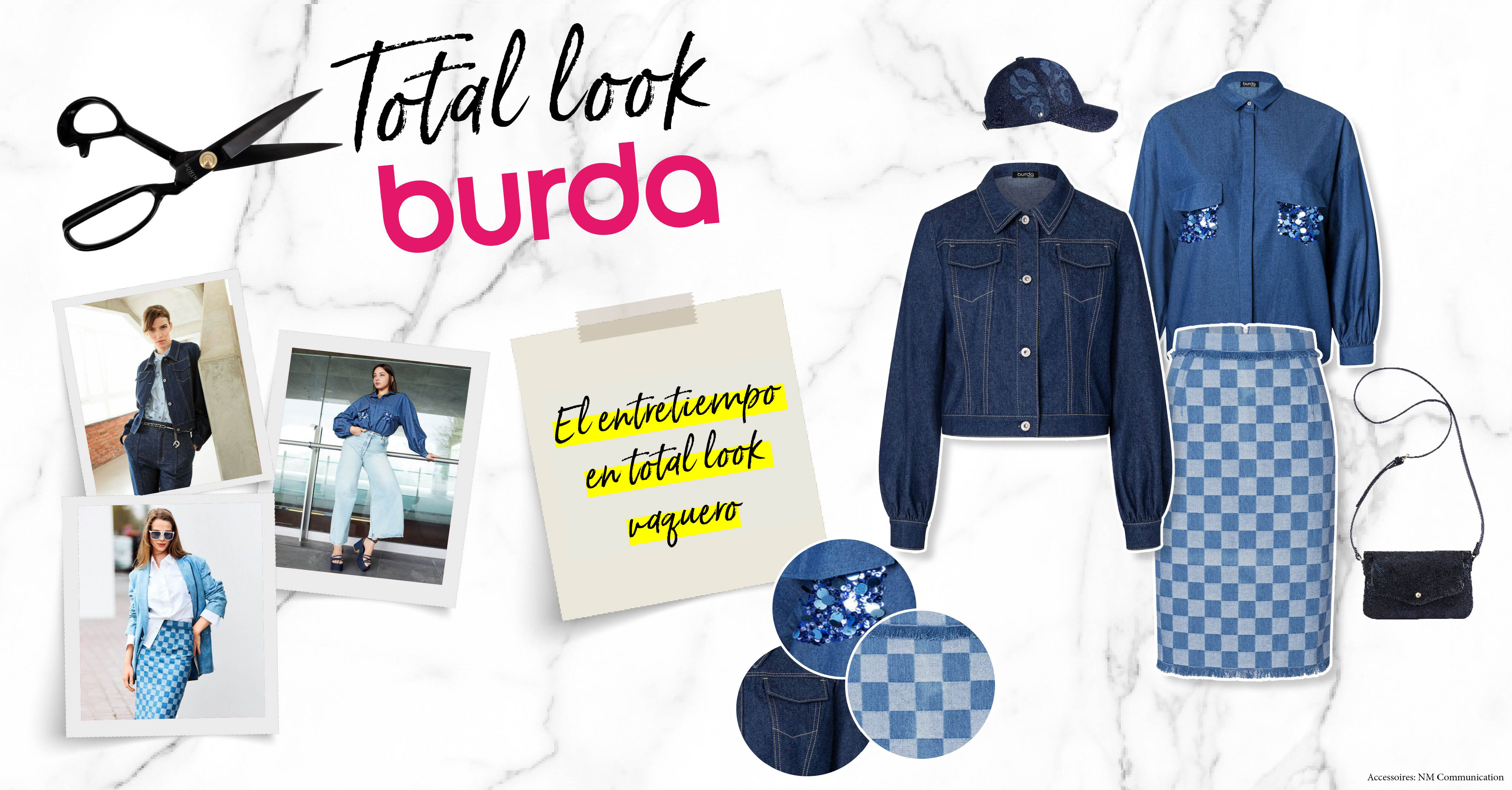 Total look burda: ¡El entretiempo en total look vaquero!