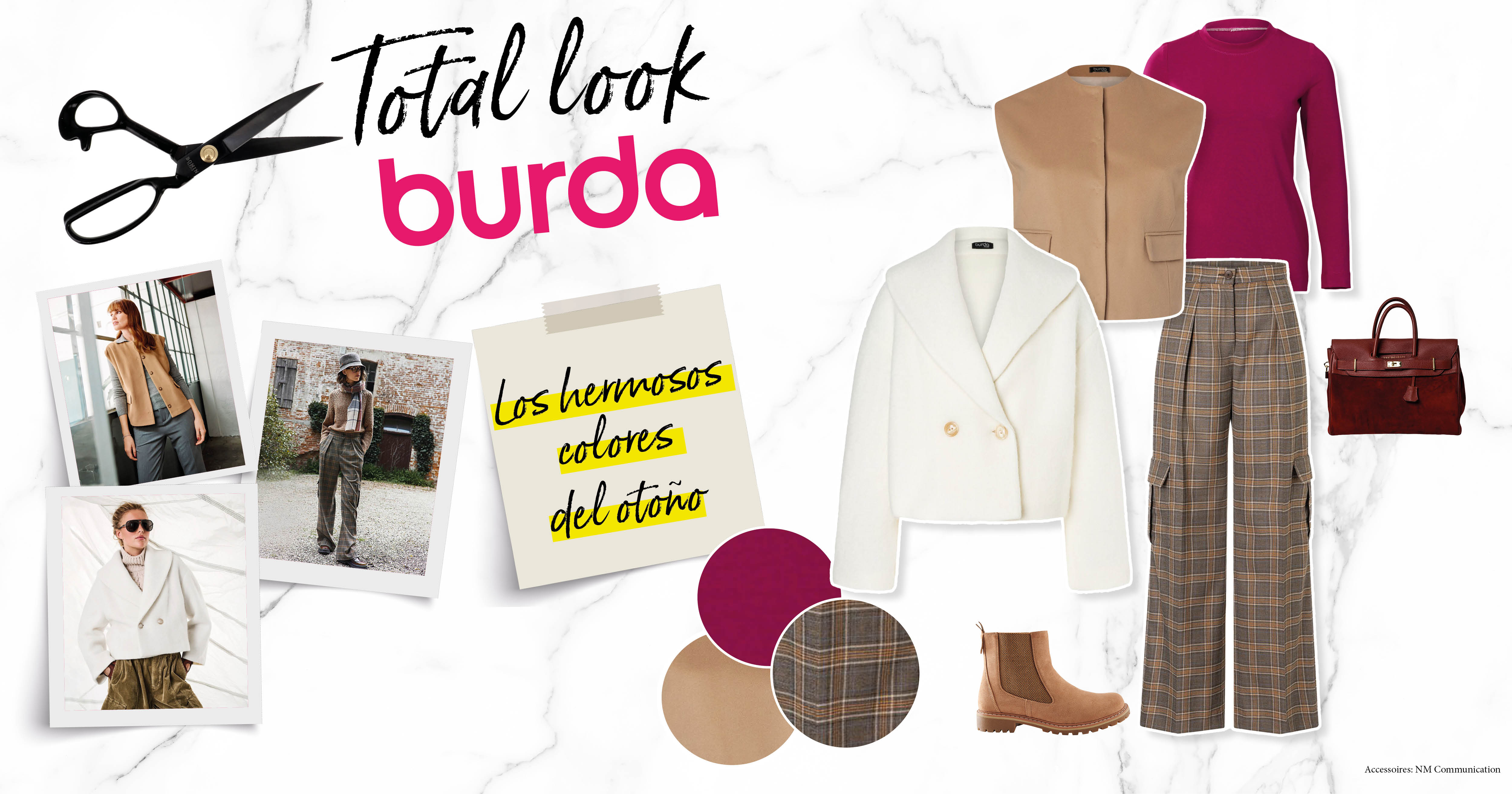 Total look burda: ¡Los hermosos colores del otoño en un look burda style!