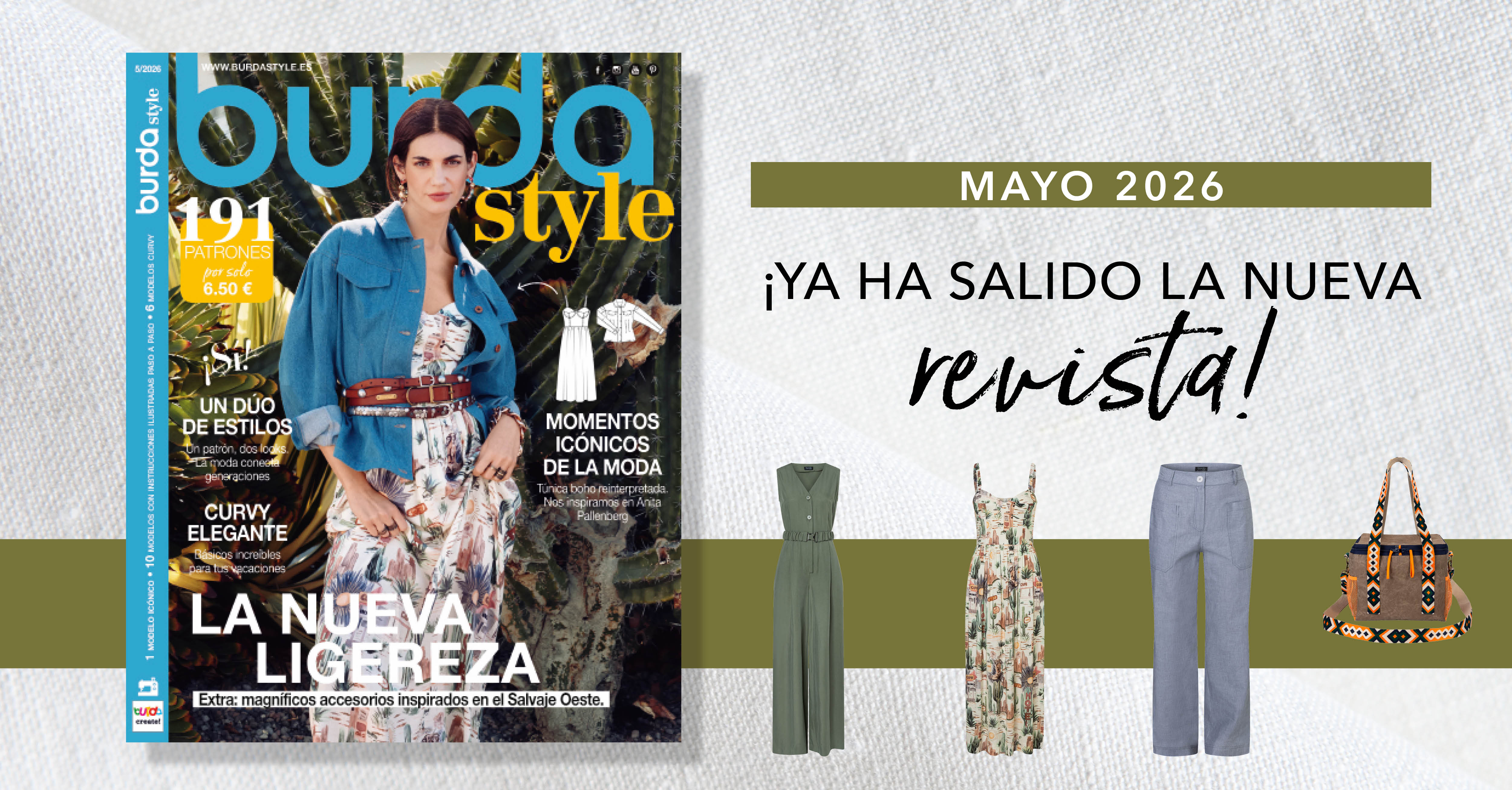 «Una nueva ligereza» - el nuevo burda style de mayo de 2026