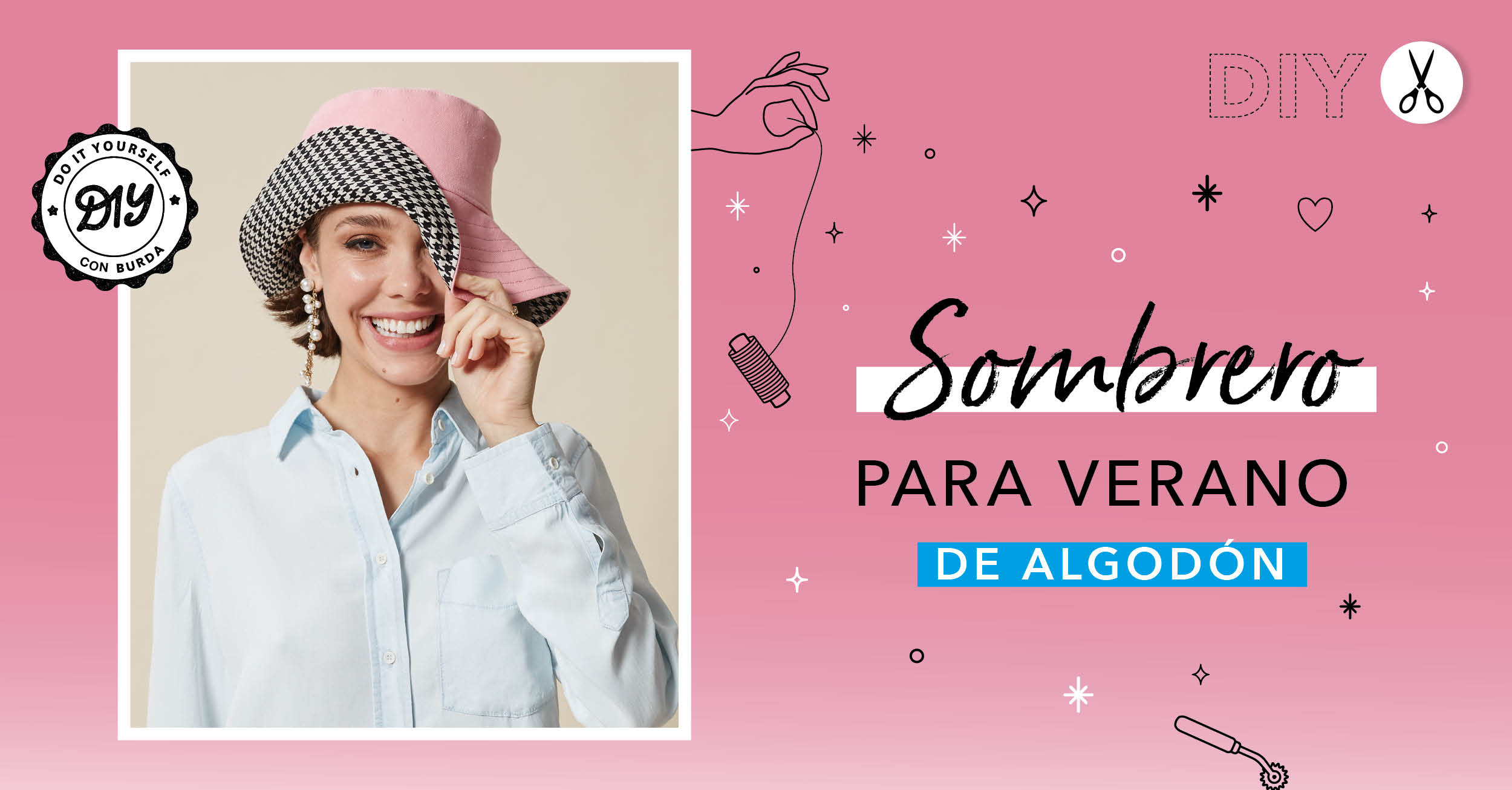 DIY: Coser un sombrero tipo bob para el verano