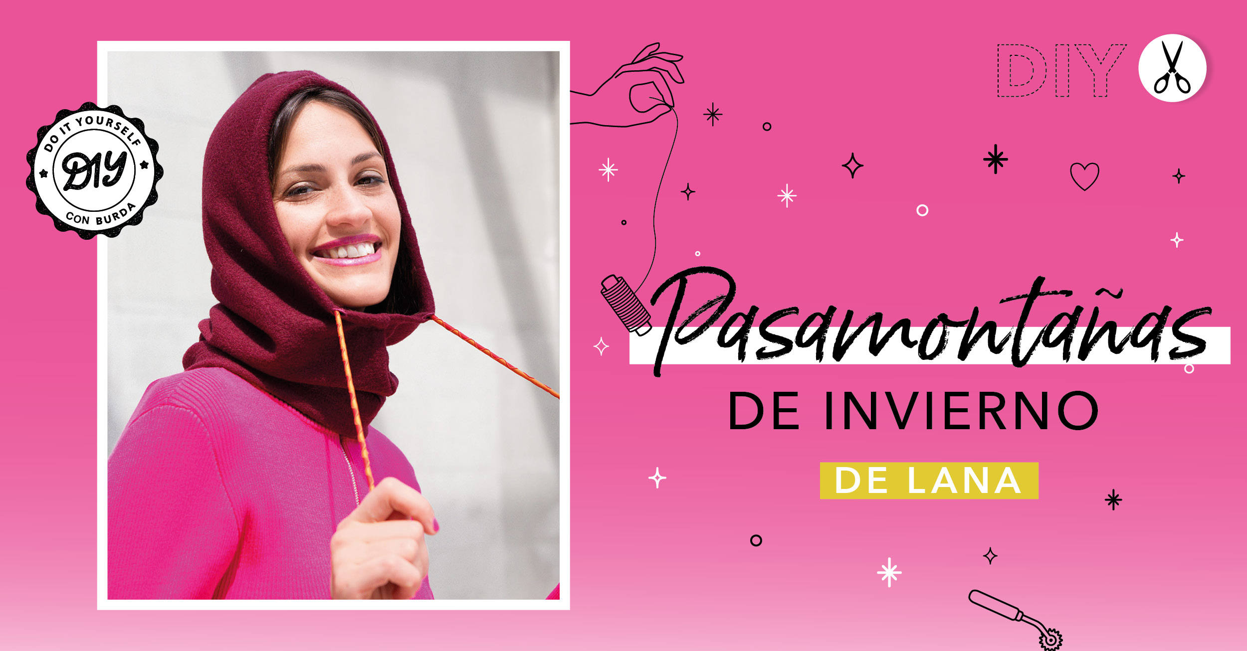 DIY: coser un pasamontañas para el invierno