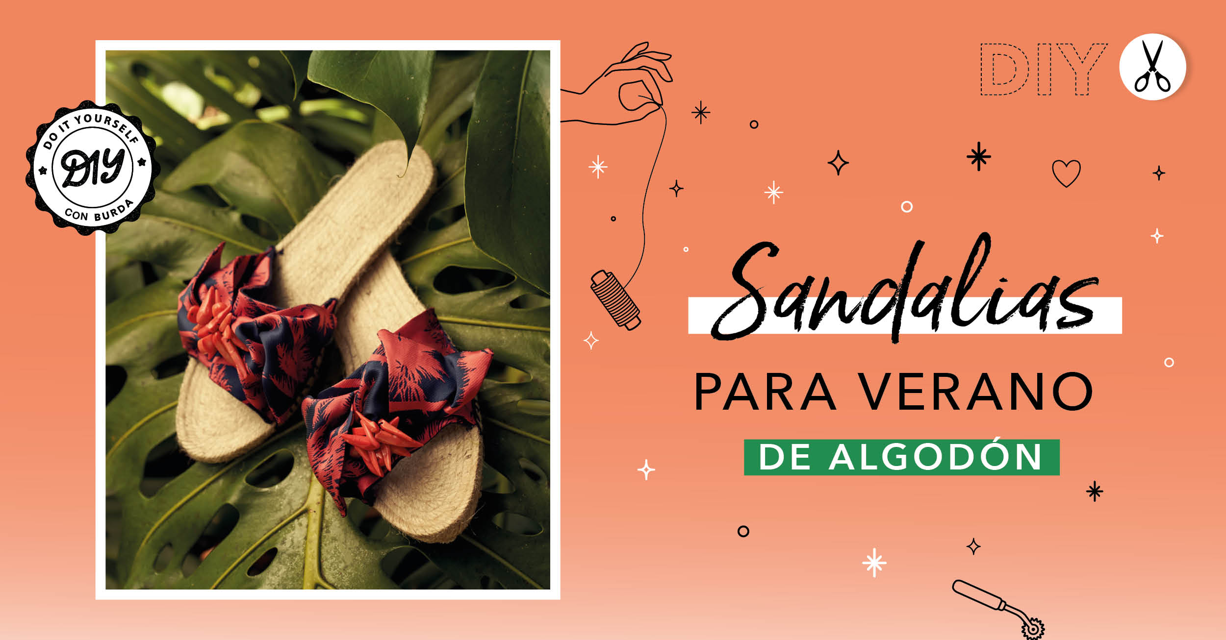 DIY: coser alpargatas para el verano