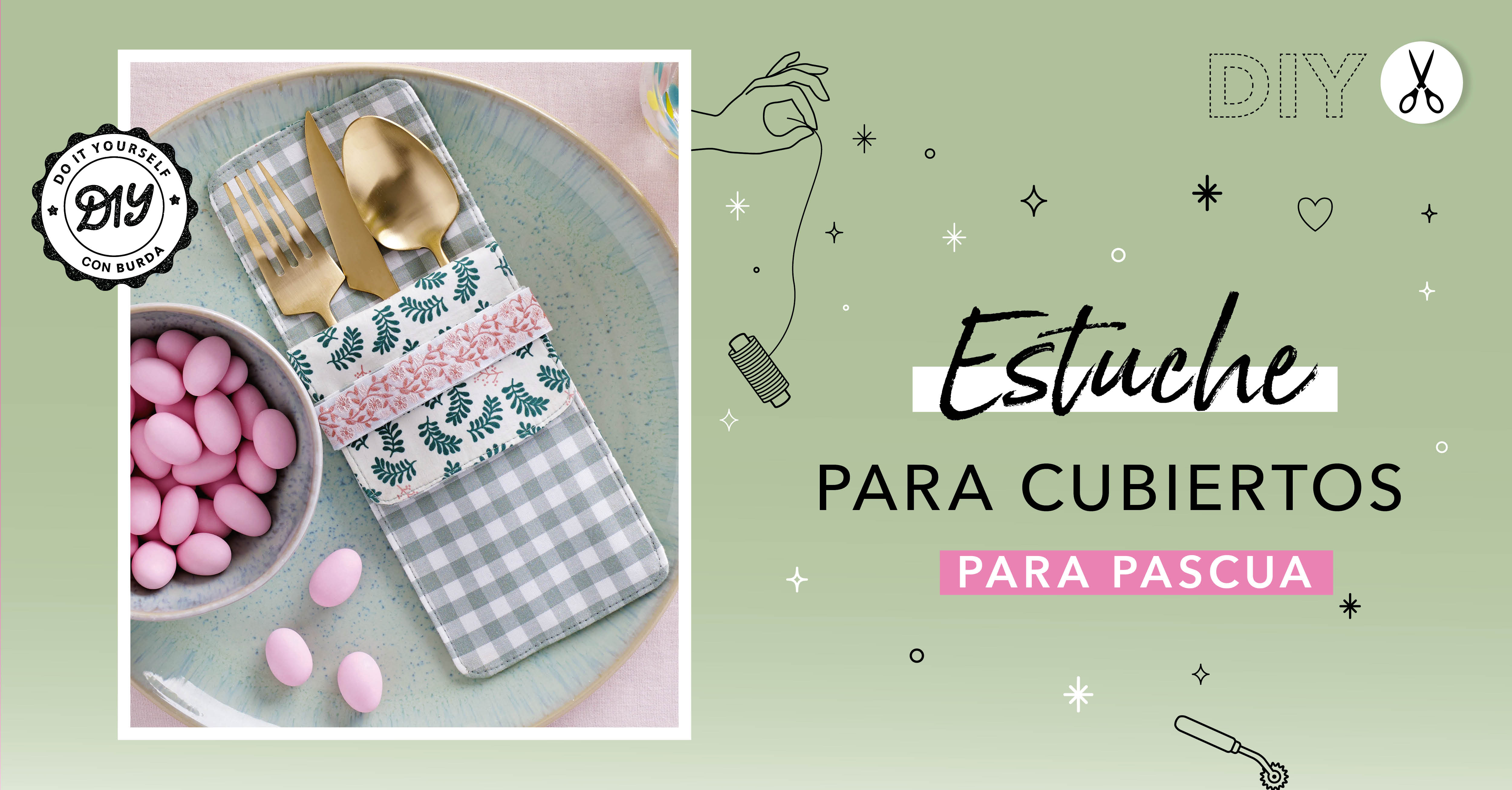DIY: coser un estuche para cubiertos