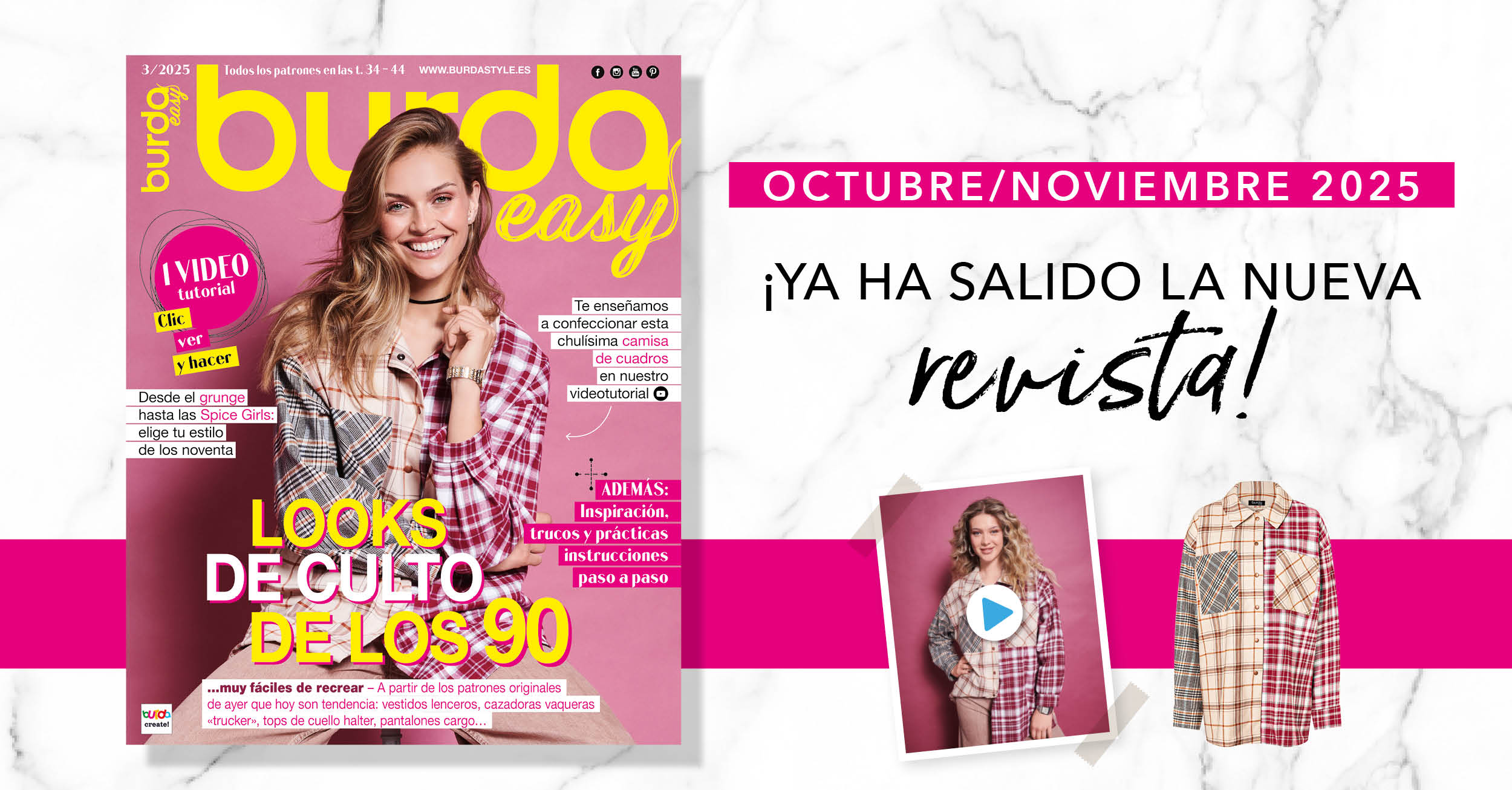 Octubre/noviembre de 2025: ¡El nuevo número de burda easy!