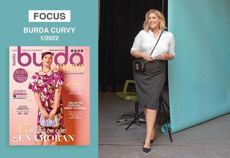 Focus burda curvy n° 1/2022 : nouveaux looks pour aller au bureau avec style, élégance et confort