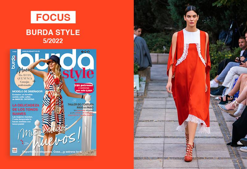 Focus burda style n° 05/2022 : modèle de créateur