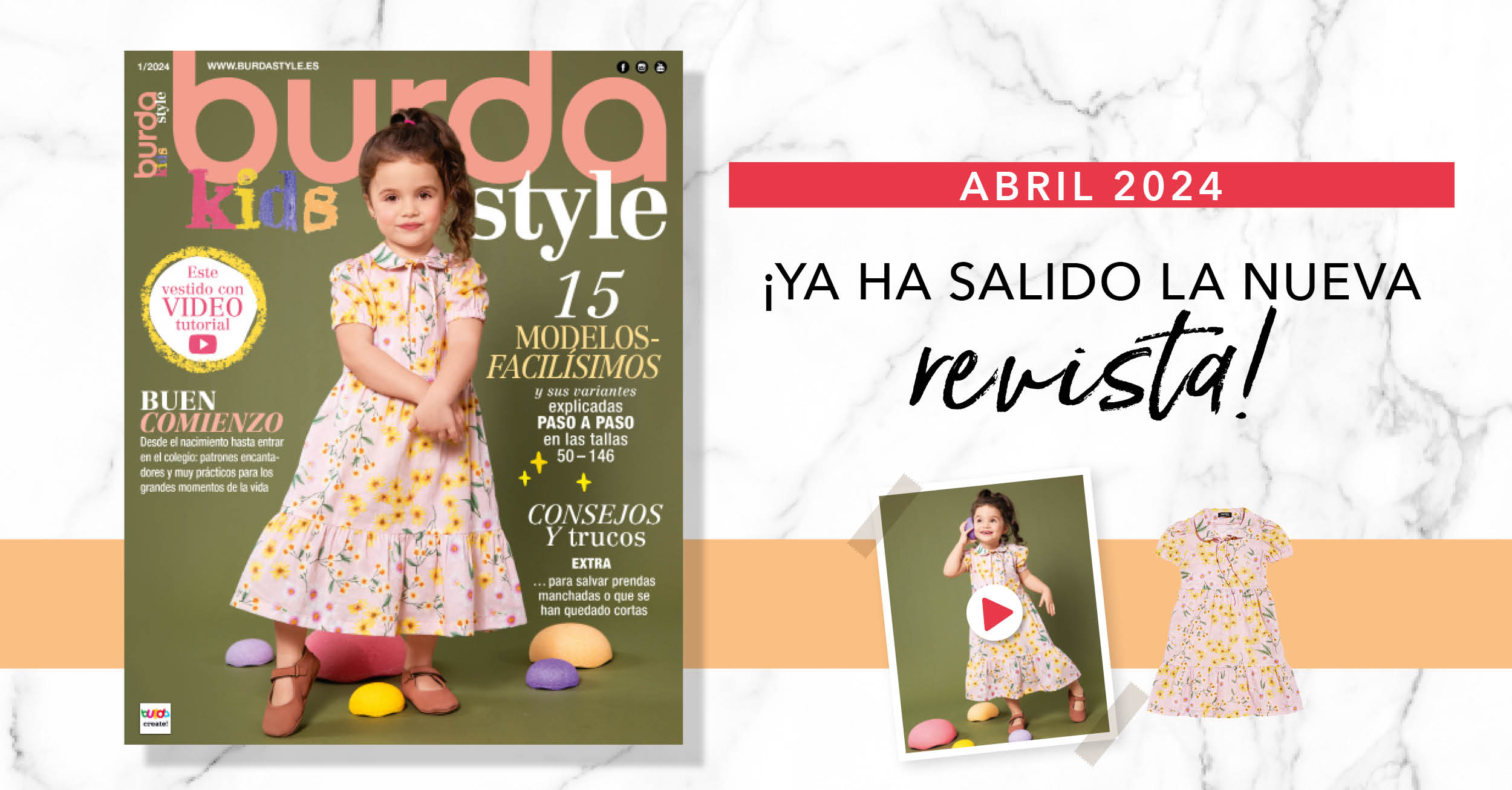 Mayo de 2024: ¡el nuevo especial burda style kids!