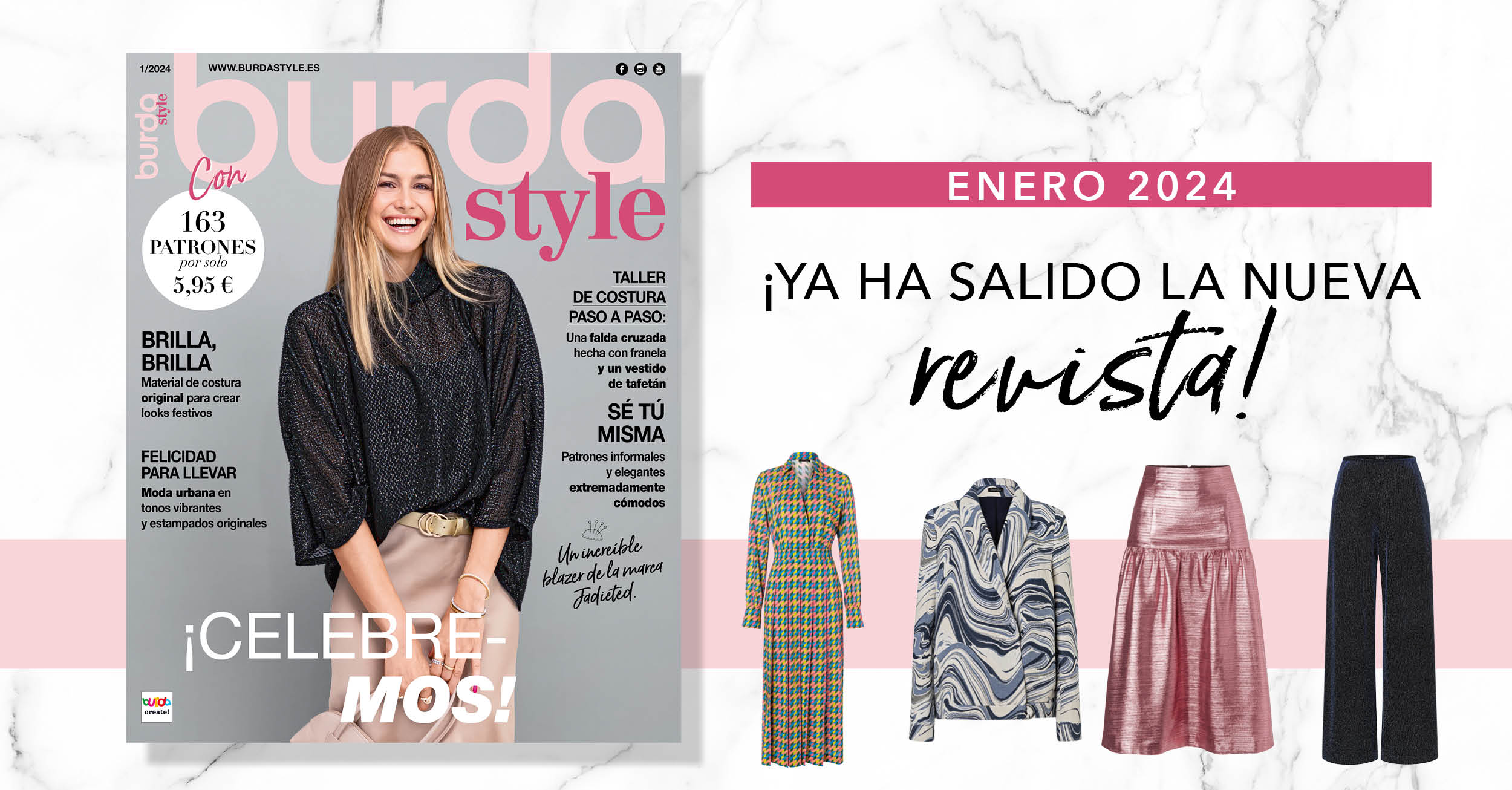 Enero de 2024: ¡el nuevo número de burda style!
