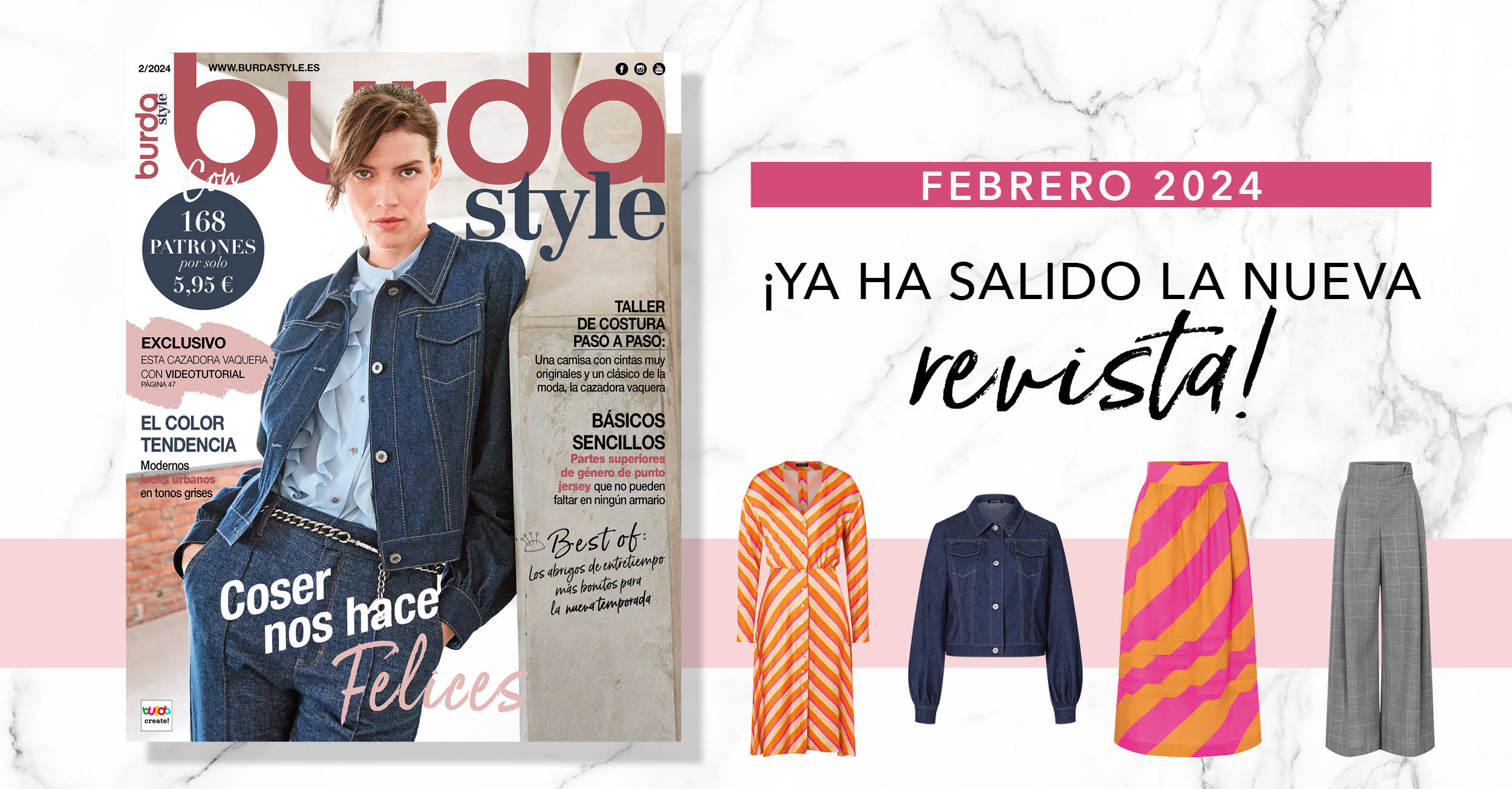 Febrero de 2024: ¡el nuevo número de burda style!