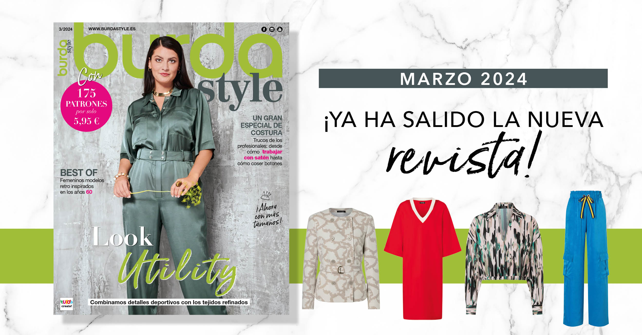 Marzo de 2024: ¡el nuevo número de burda style!