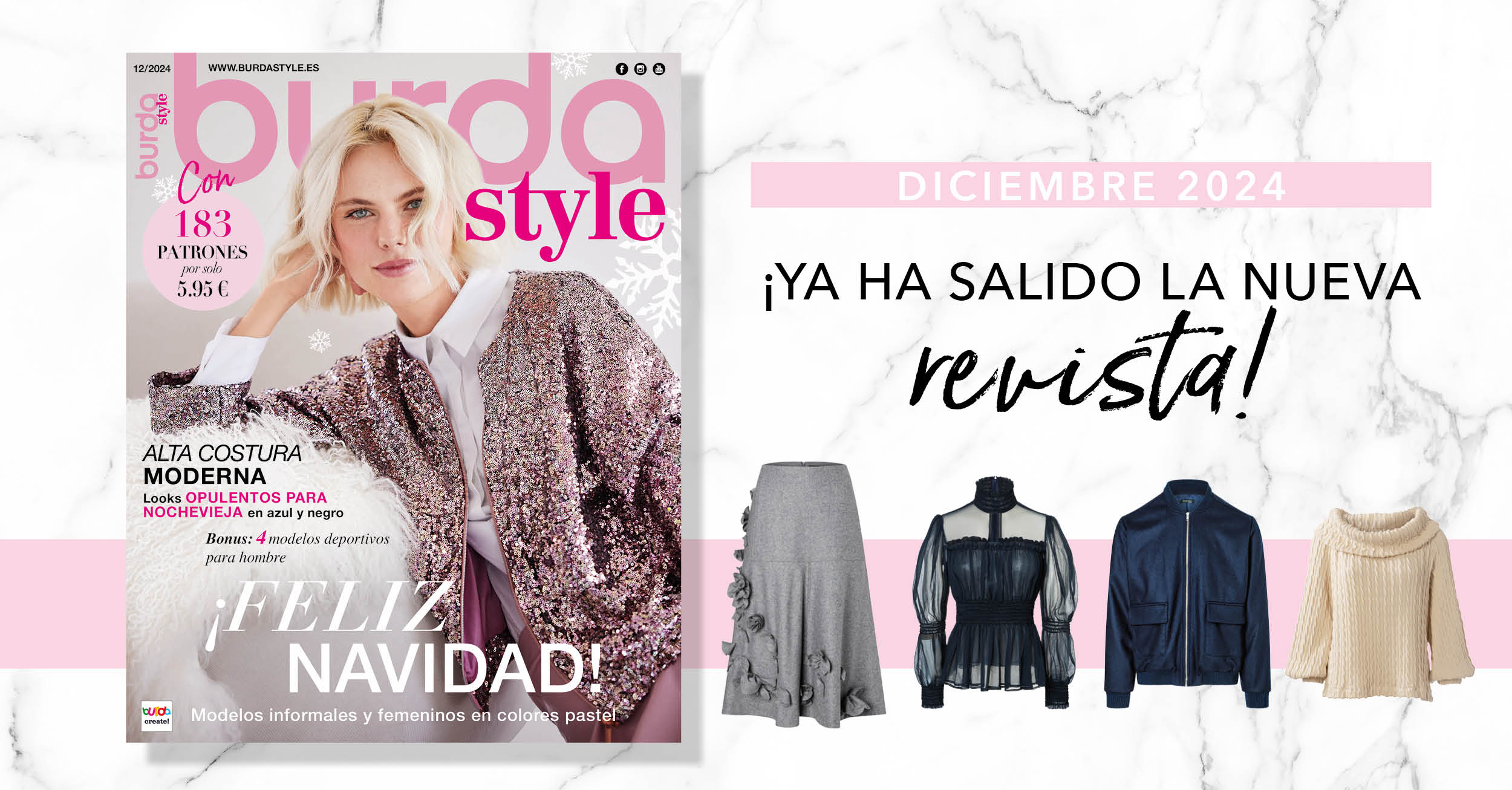 Deciembre de 2024: ¡el nuevo número de burda style!