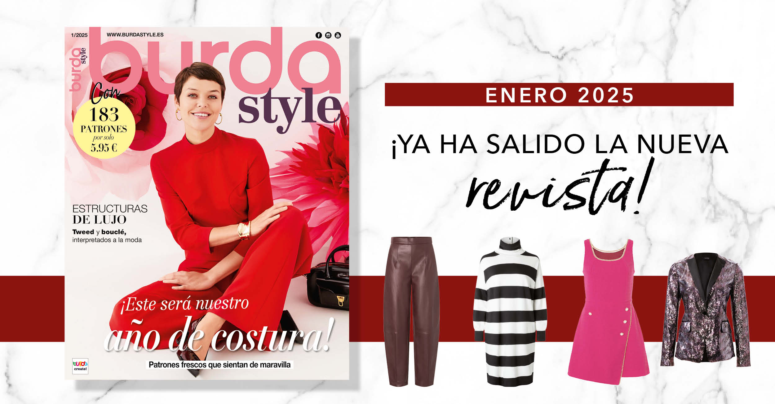 Enero de 2025: ¡el nuevo número de burda style!