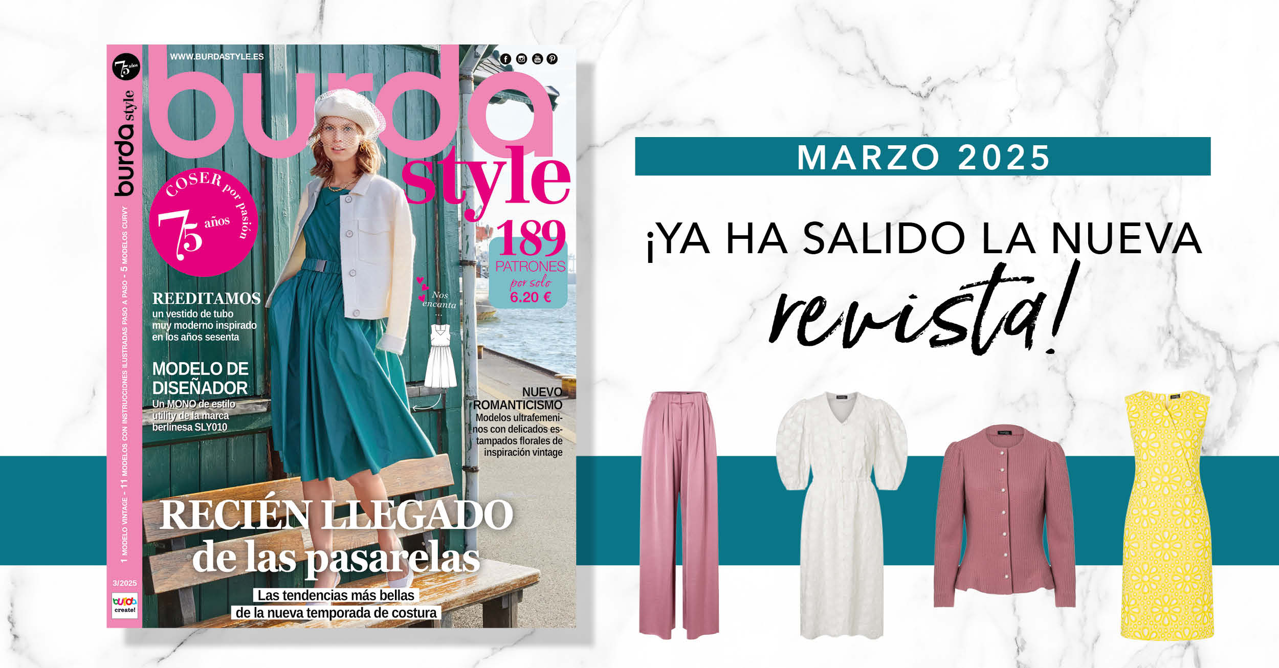 Marzo de 2025: ¡el nuevo número de burda style!