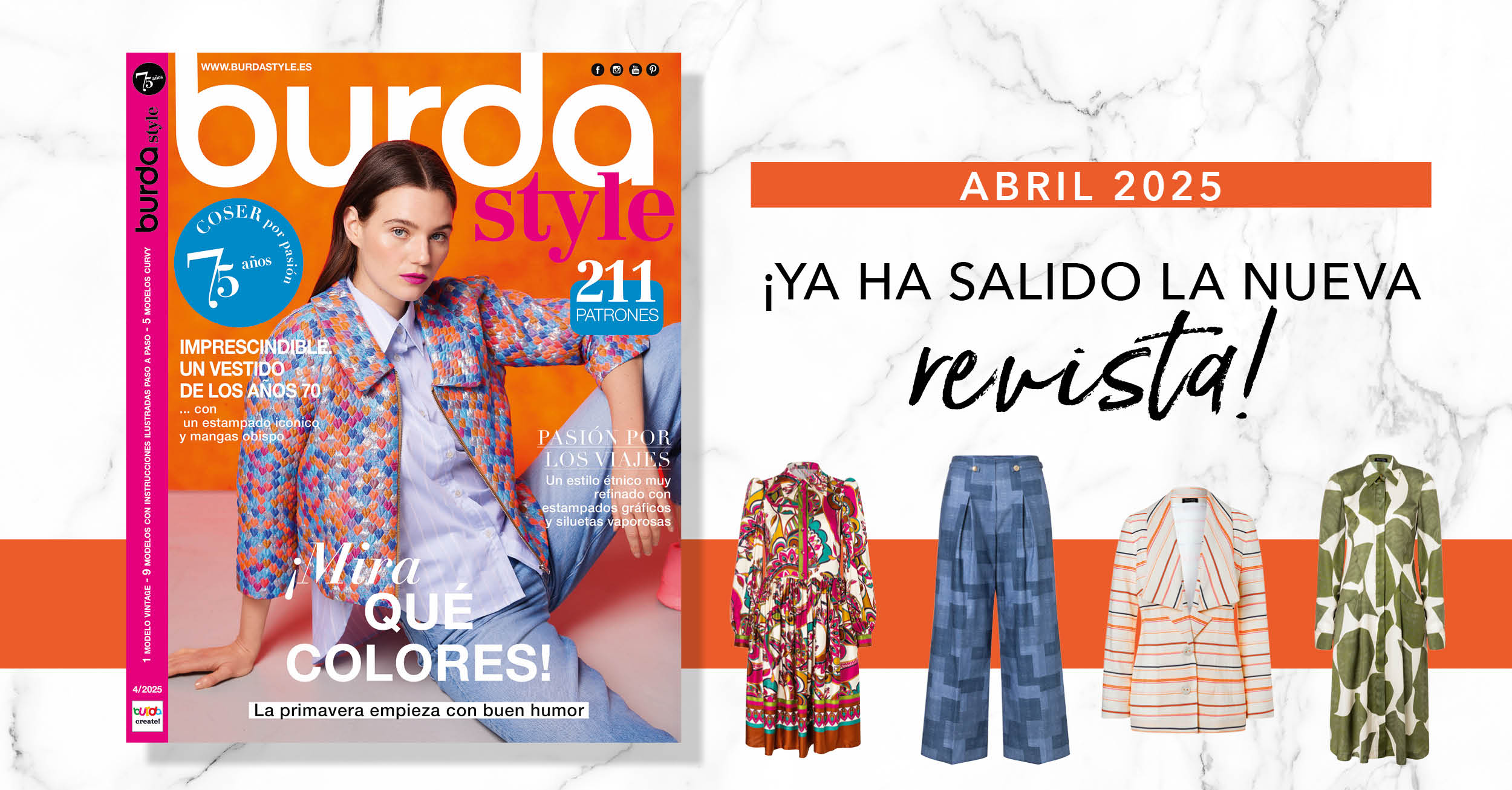 Abril de 2025: ¡el nuevo número de burda style!