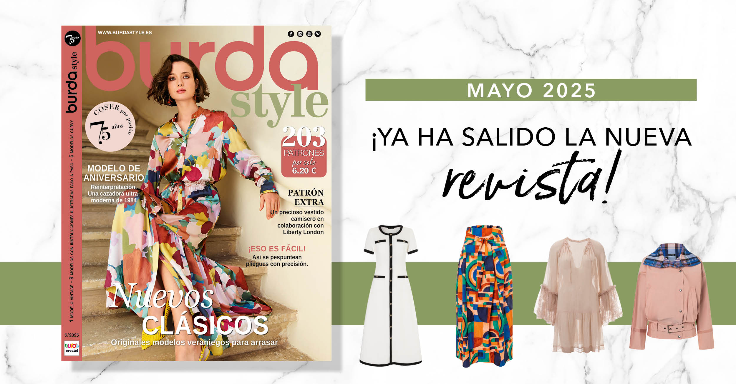 Mayo 2025: ¡El nuevo número de burda style!