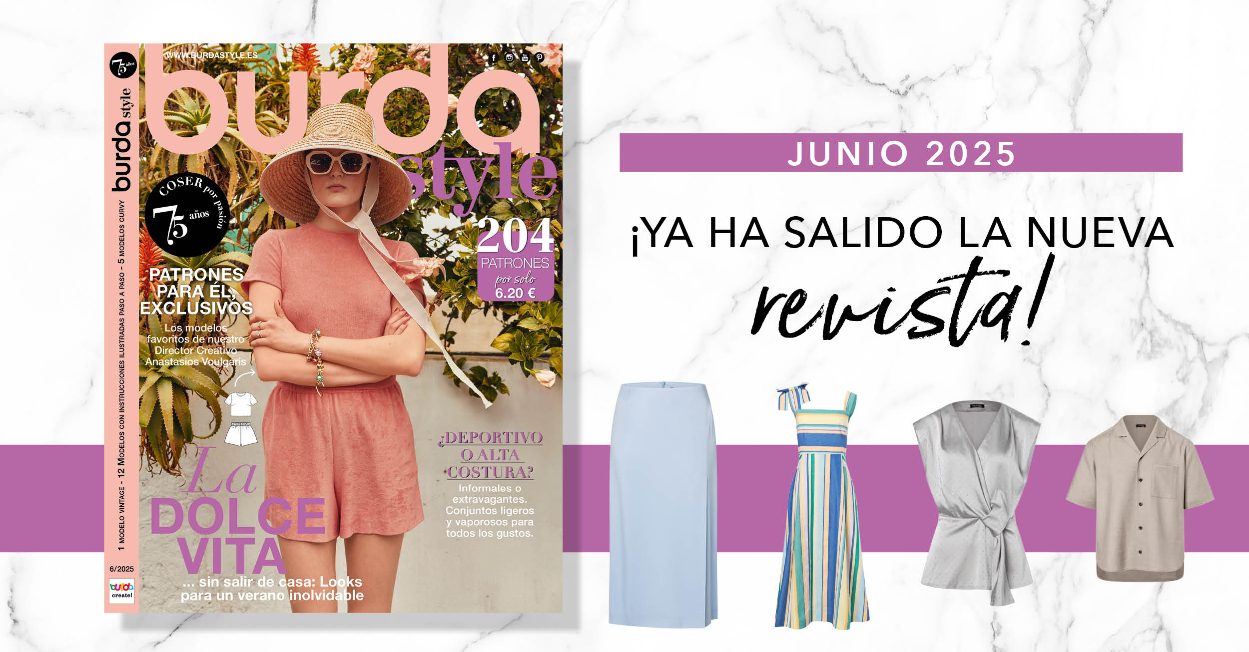 Junio 2025: ¡el nuevo número de burda style!