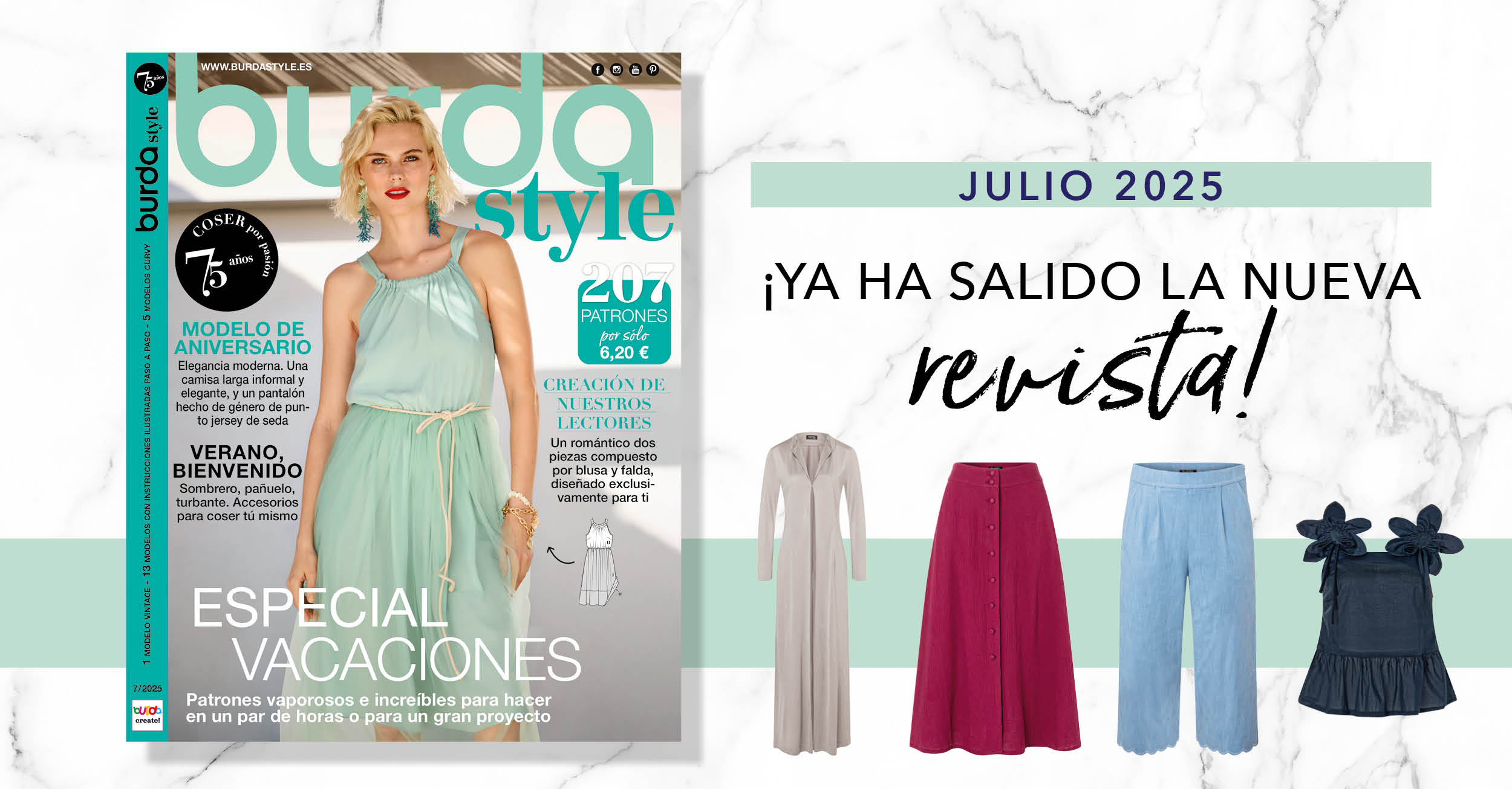 Julio de 2025: ¡el nuevo número de burda style!