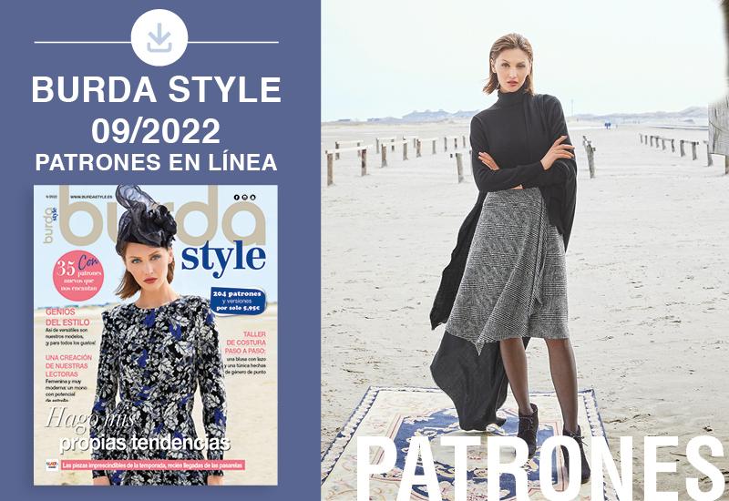 La colección de patrones en PDF de la edición de septiembre de 2022 de Burda Style ya está en línea