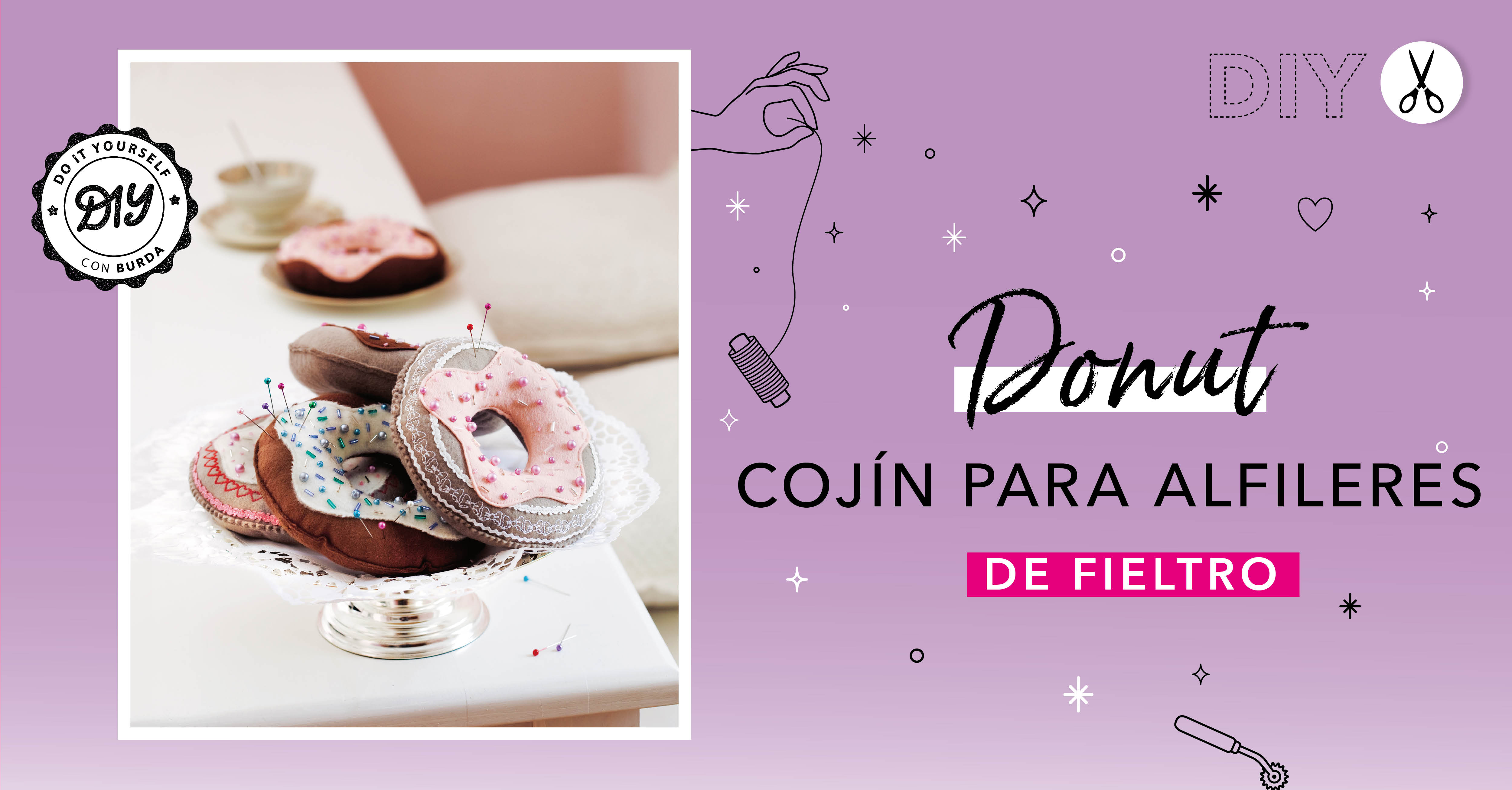  DIY: dona cojín para alfileres