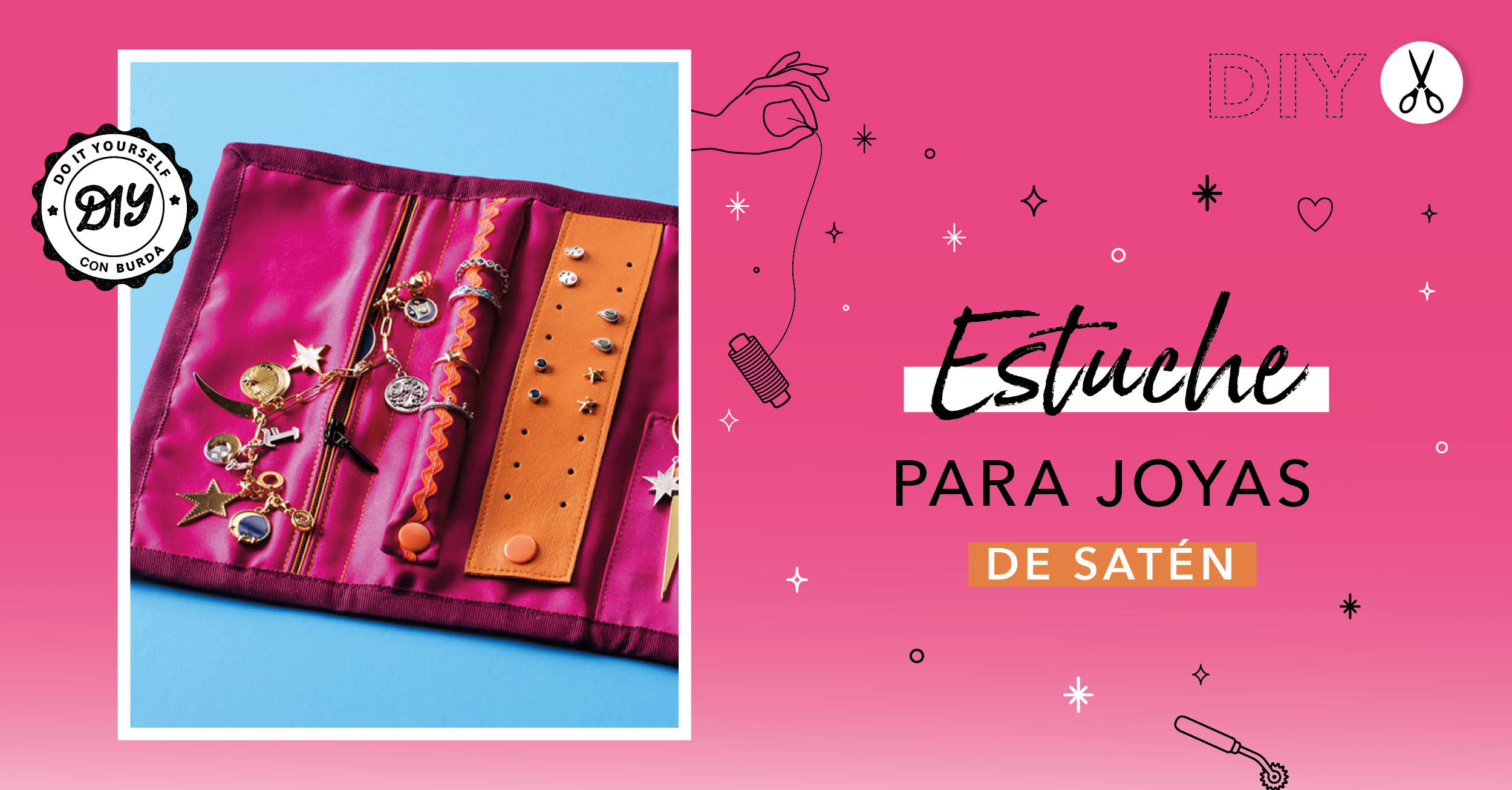 DIY: Joyero de satén