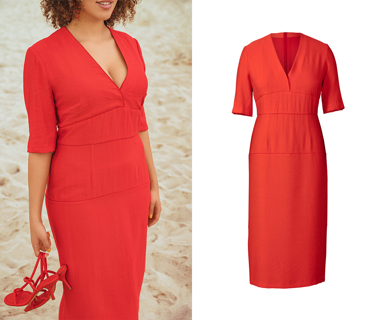  Vestido de viscosa #107 | Burda Style 05/23