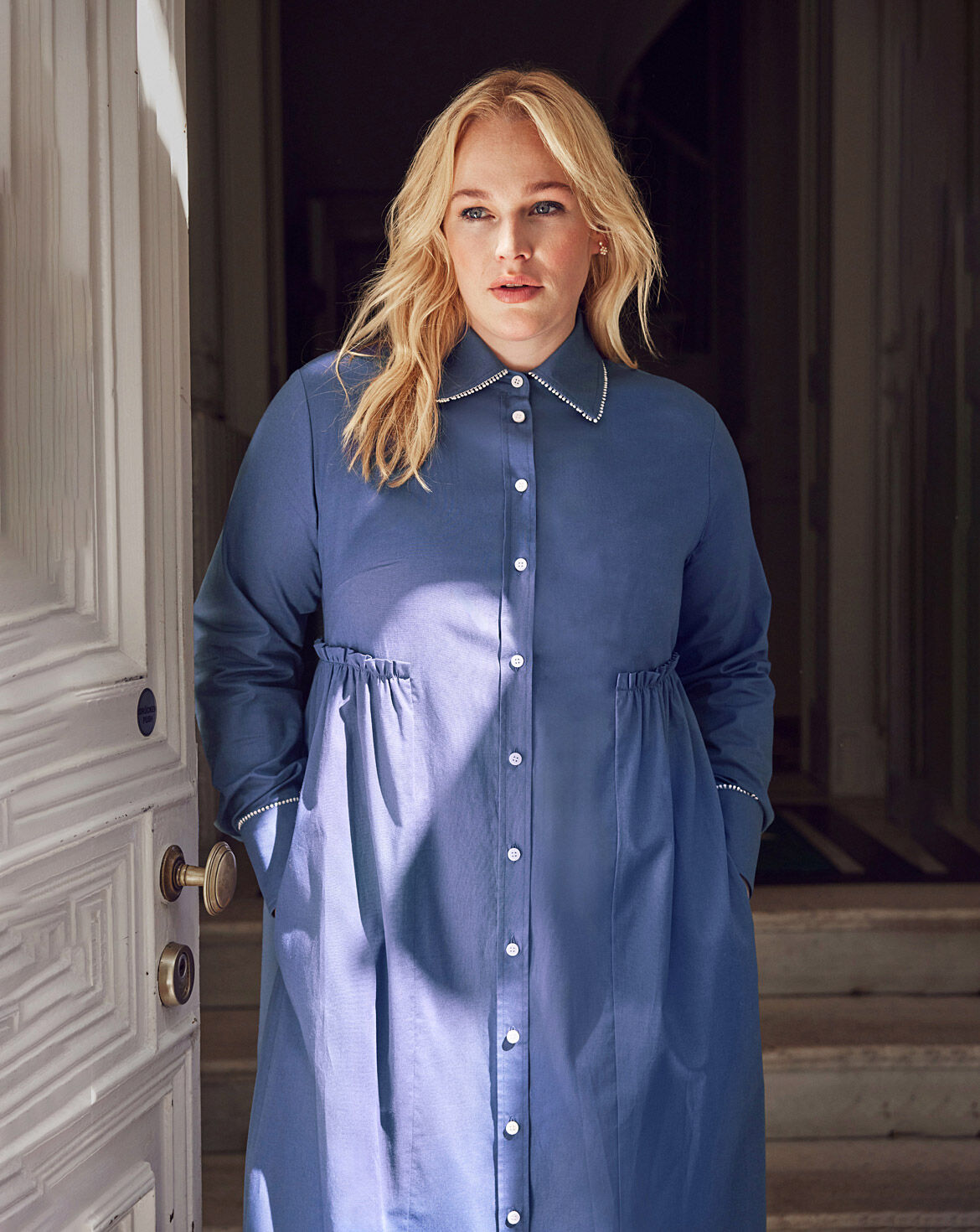 Vestido de popelín #401 | burda curvy 04/24 Vestido de popelín #401 | burda curvy 04/24