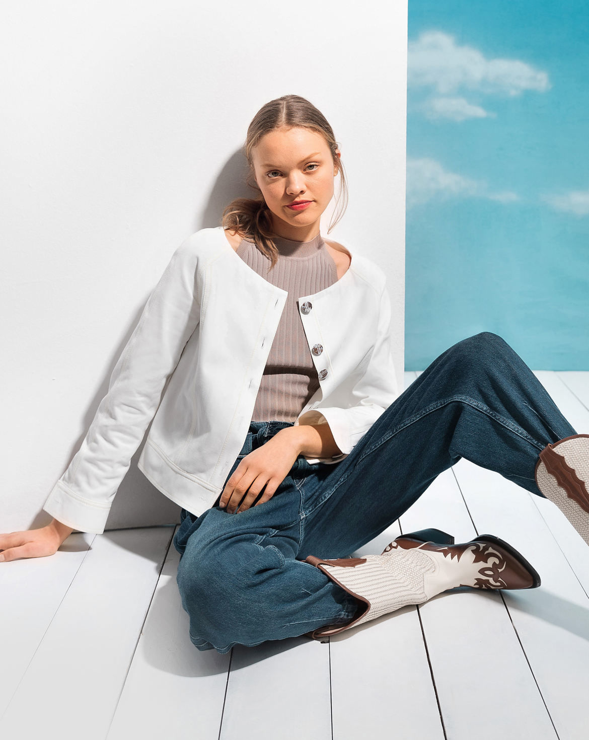 Chaqueta vaquera n&deg;106 | Burda Style 6/21