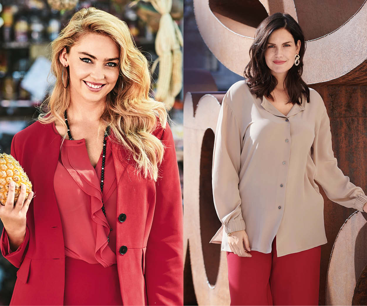 Blazer original y blusa atemporal Blazer original y blusa atemporal
