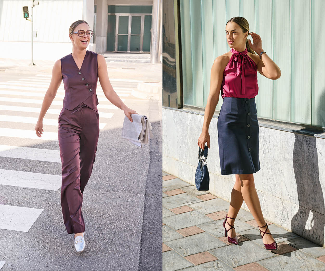 Tendencia roja y azul