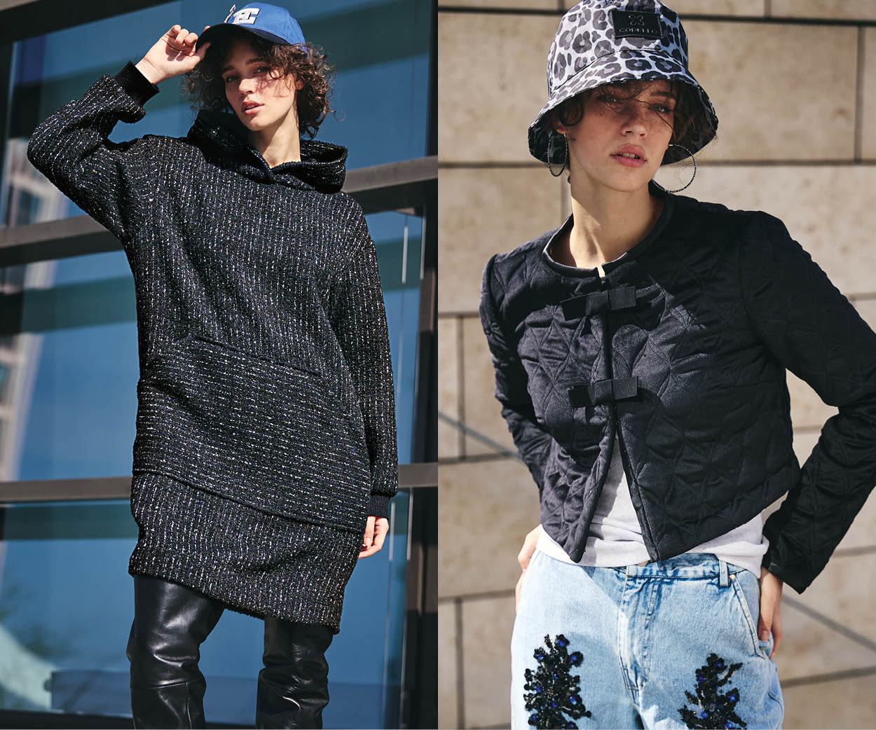 Glamour de d&iacute;a: fusi&oacute;n de brillo y estilo casual