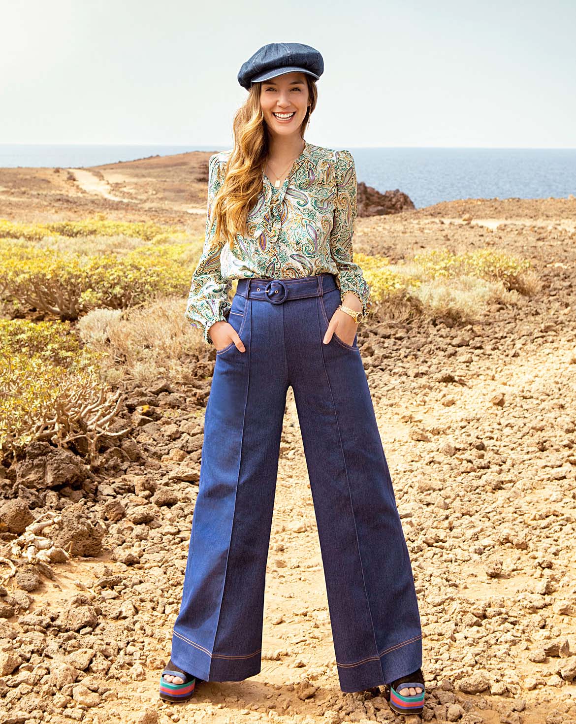 Pantalón en denim #105 | burda style 08/22 Pantalón en denim #105 | burda style 08/22
