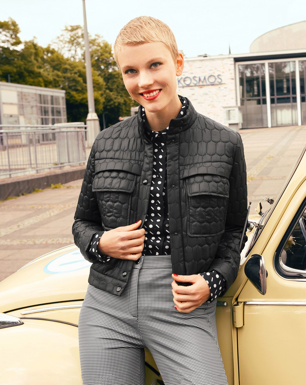  Chaqueta de tela acolchada #105 | Burda Style 10/22