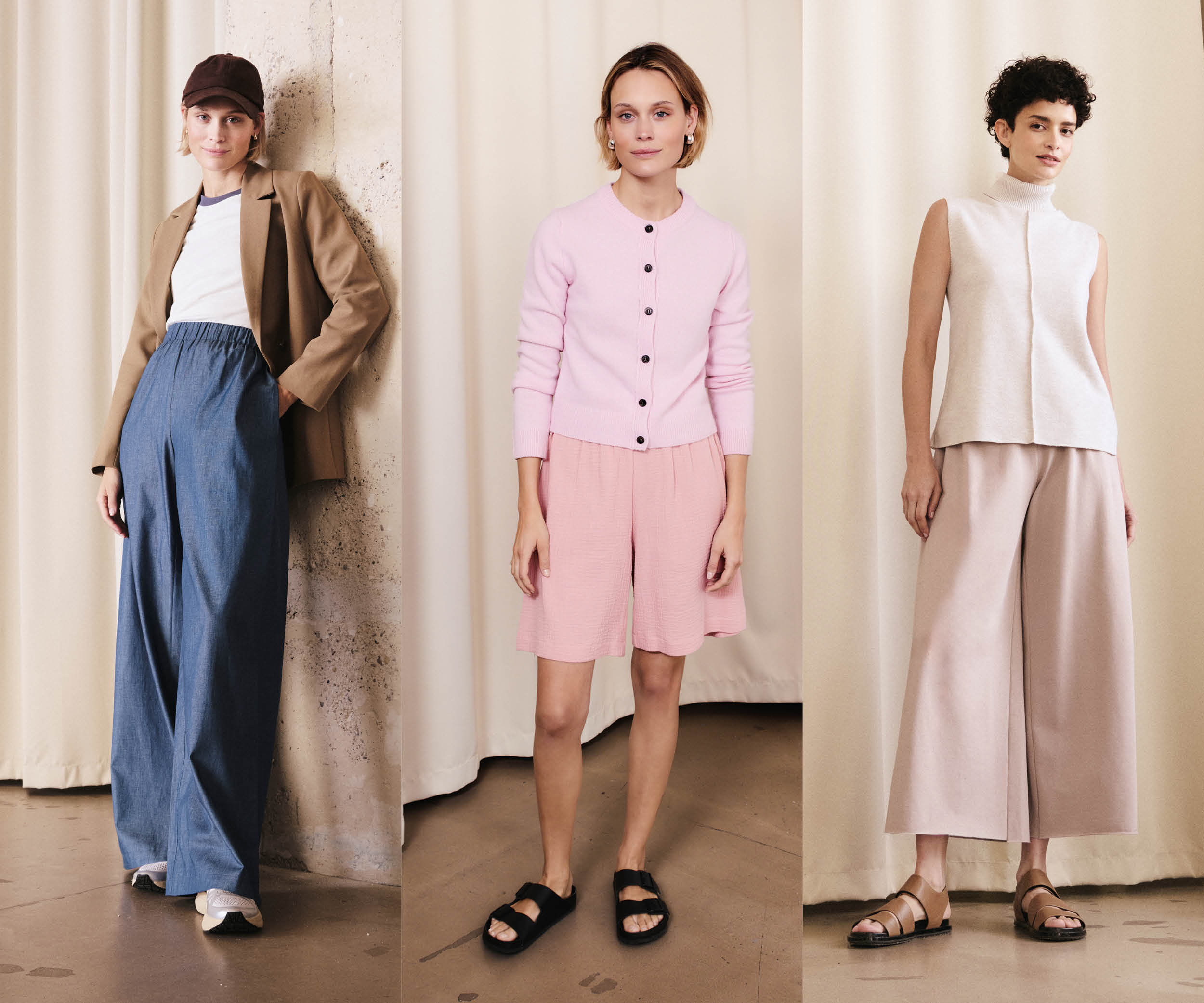 Pantalones anchos, cómodos y fáciles de llevar Pantalones anchos, cómodos y fáciles de llevar