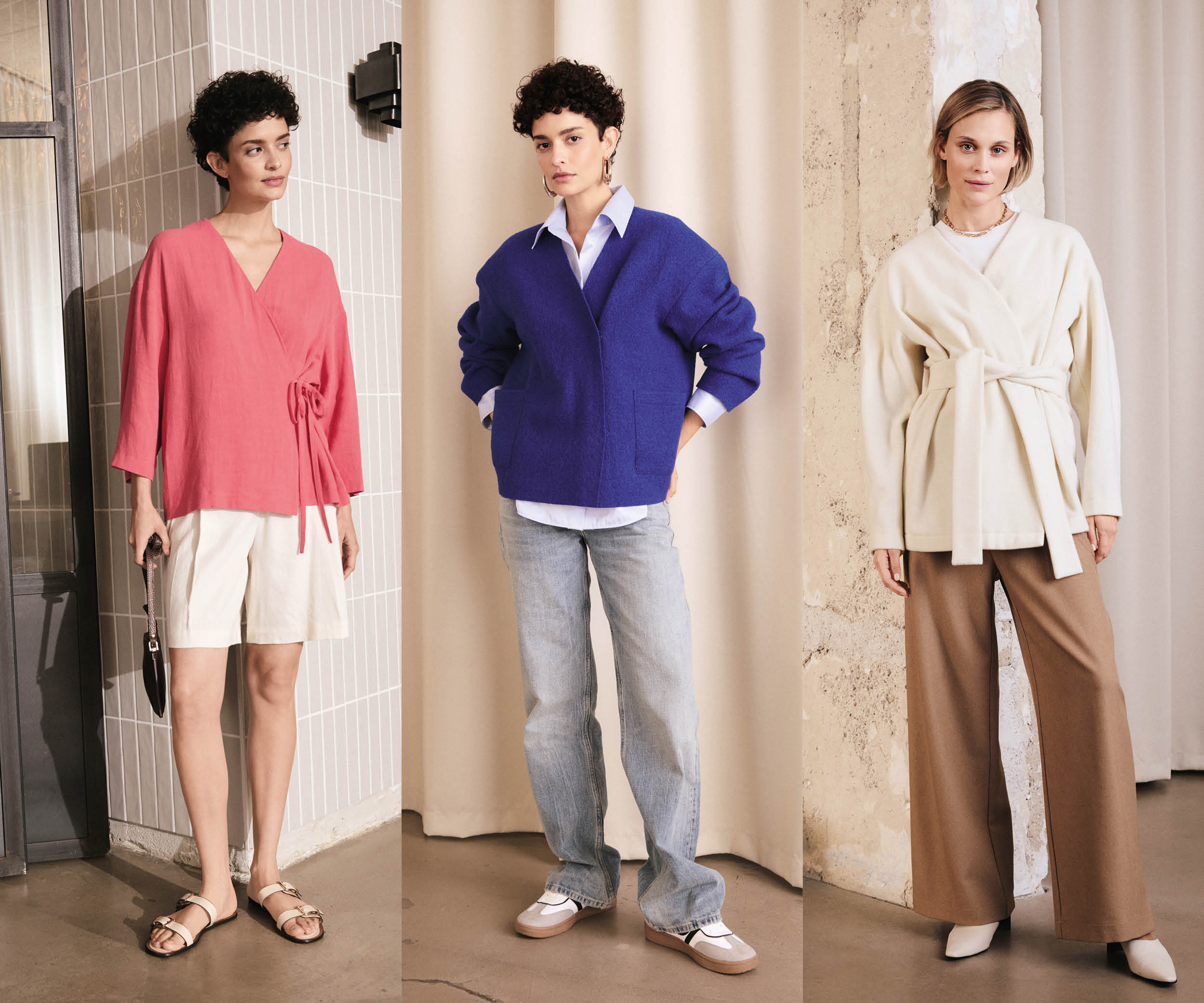 Seductor: coser tu blusa cruzada y chaquetas favoritas con un solo patrón Seductor: coser tu blusa cruzada y chaquetas favoritas con un solo patrón