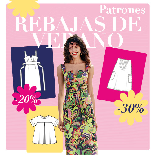 REBAJAS DE VERANO: -20% de descuento en todos los patrones