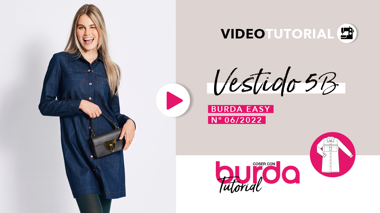  V&iacute;deo tutorial: vestido 5B &ndash; burda easy 6 noviembre/diciembre 2022 