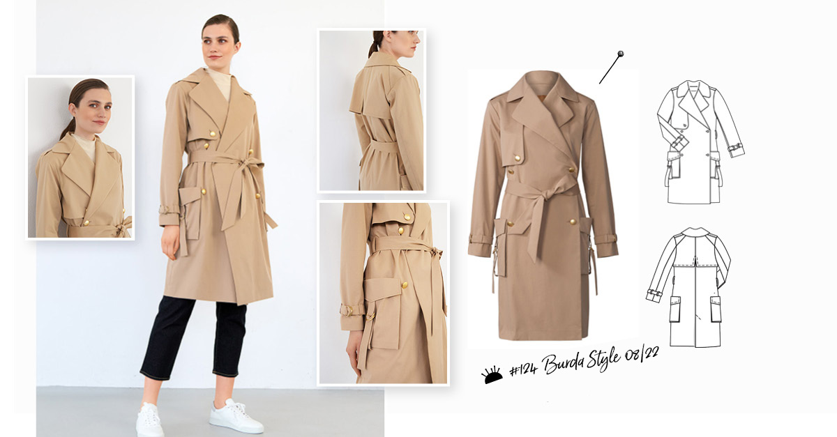Trenca #124 | burda style 08/22