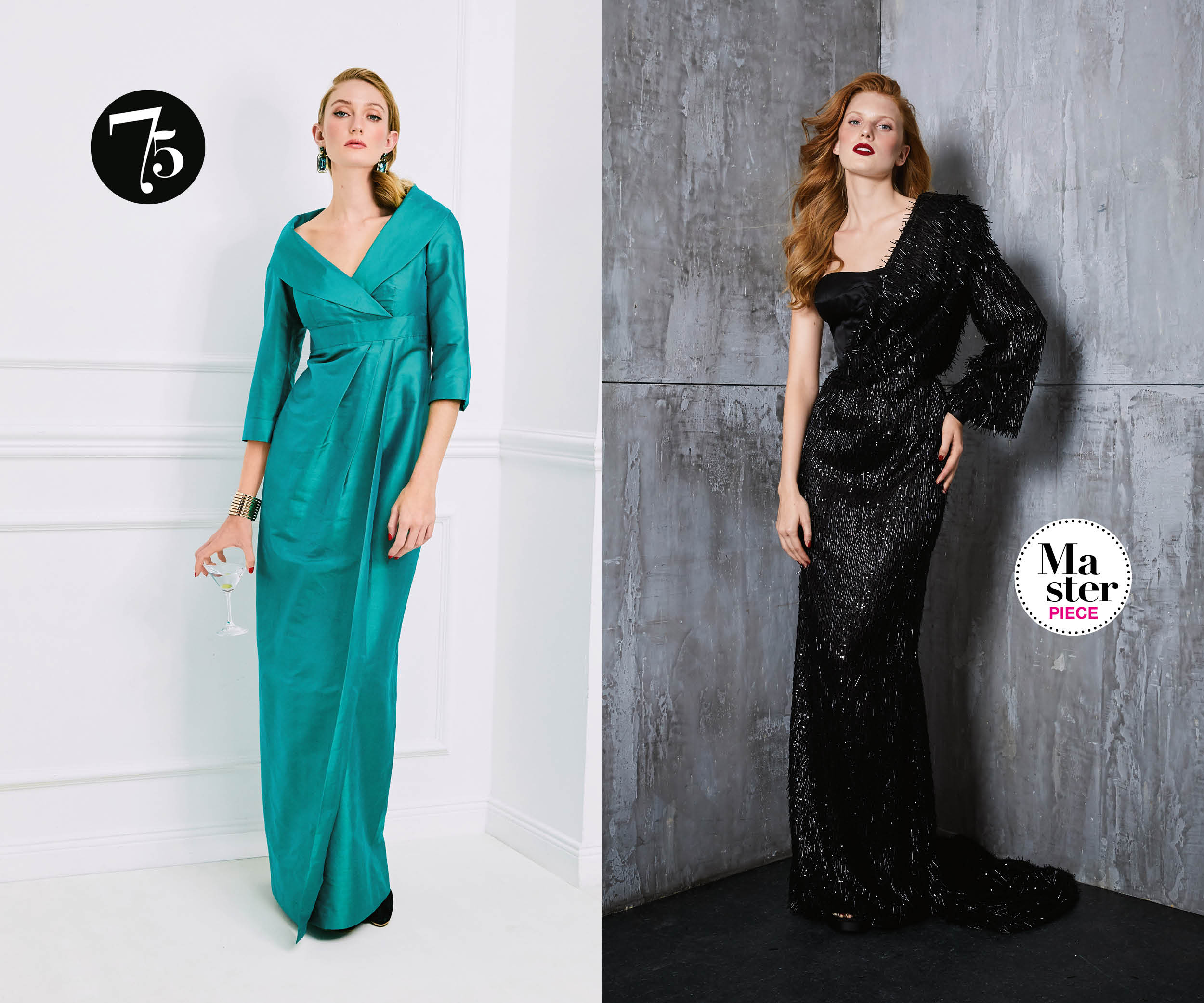 Los vestidos de cóctel: el vestido vintage Meryl y el modelo de diseñador Los vestidos de cóctel: el vestido vintage Meryl y el modelo de diseñador