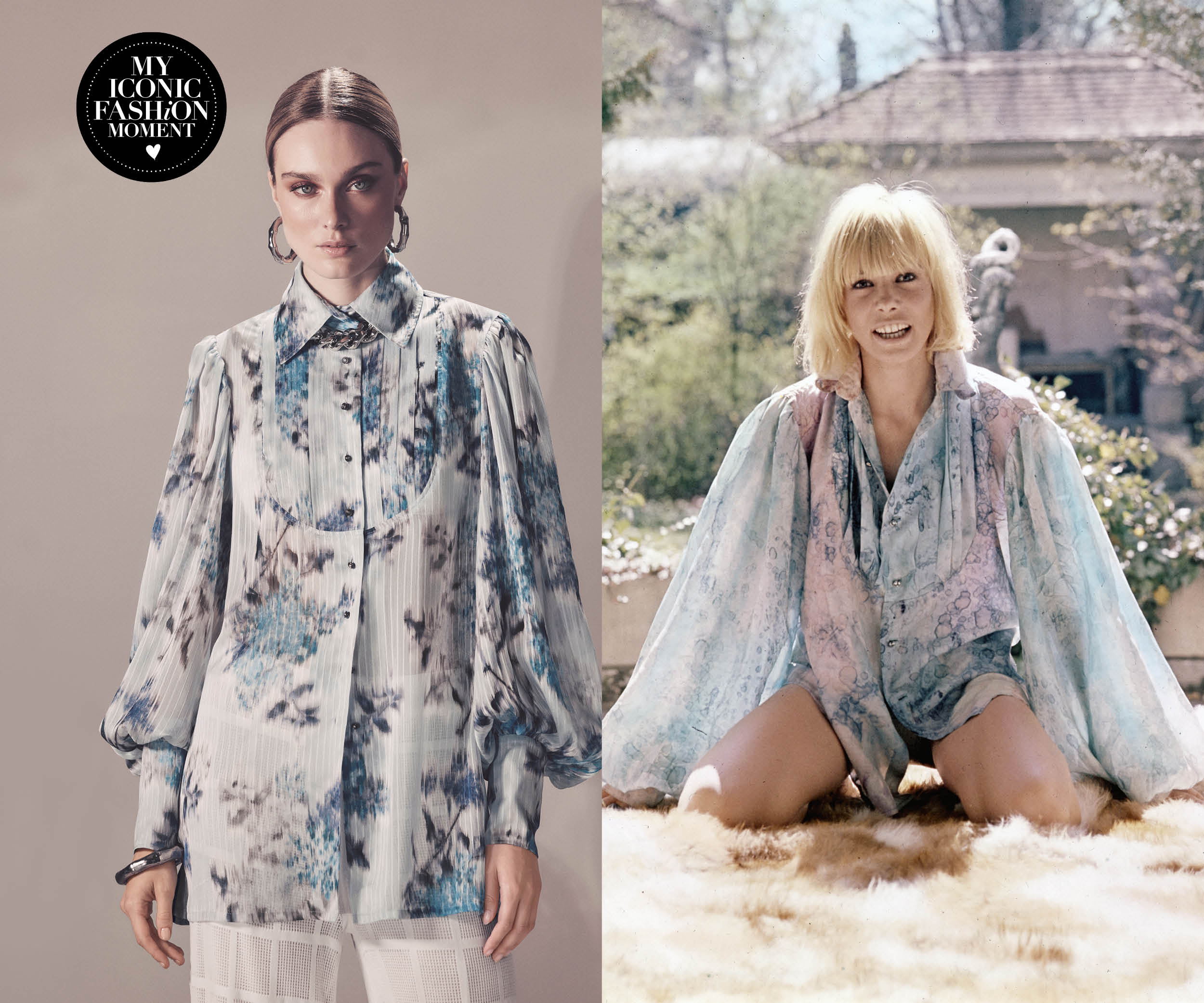 El modelo icónico: la camisa de la musa Rock & Roll, Anita Pallenberg El modelo icónico: la camisa de la musa Rock & Roll, Anita Pallenberg