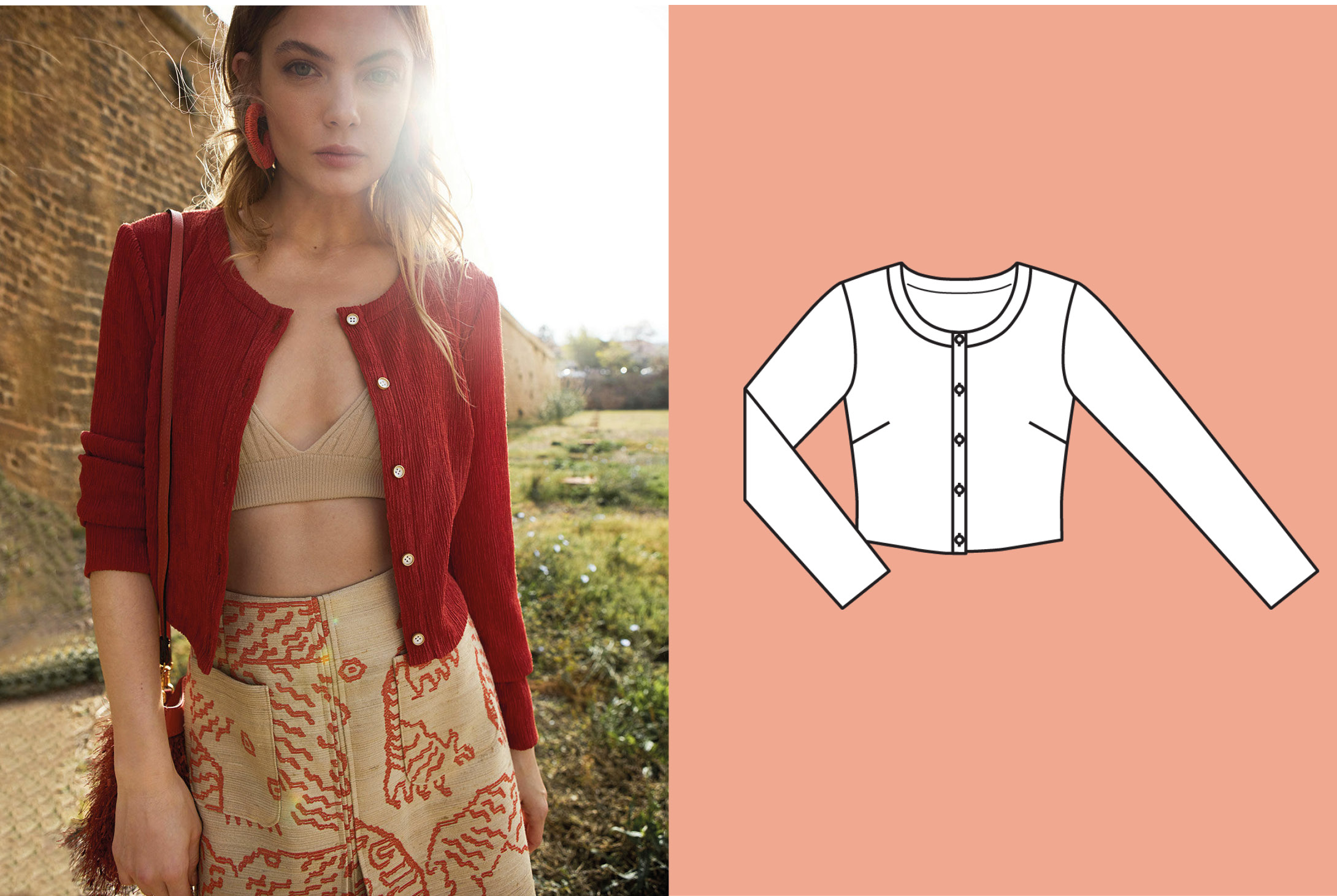 Chaqueta de poliéster #119 | burda style 05/25 Chaqueta de poliéster #119 | burda style 05/25